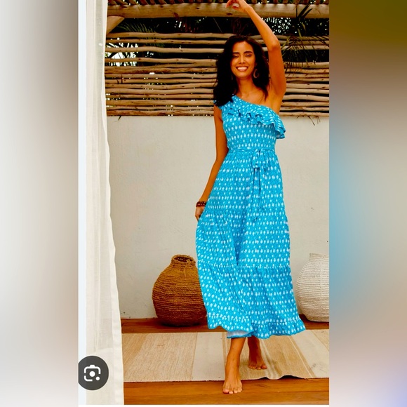 One shoulder maxi dress - Picture 1 of 2